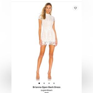 Revolve Superdown Brianna Open Back Dress Size Small